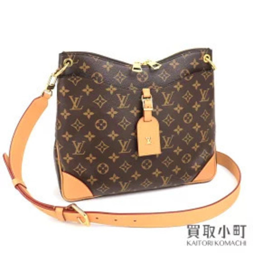 Louis Vuitton Odeon NM Monogram Shoulder Bag Crossbody LV MATURAL